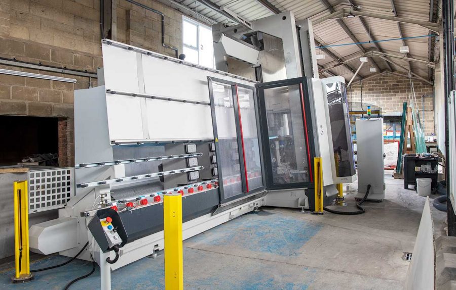 New Vertmax CNC machine in ABC Glass factory