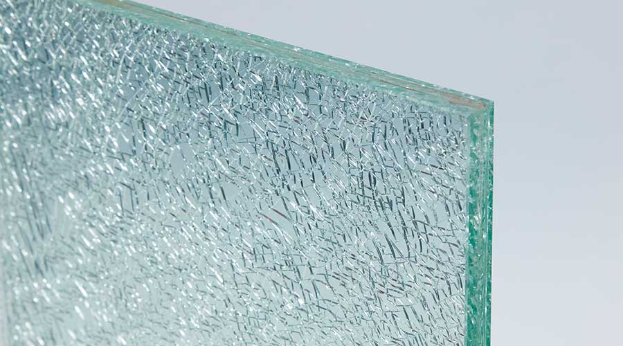 shattered laminated glass example