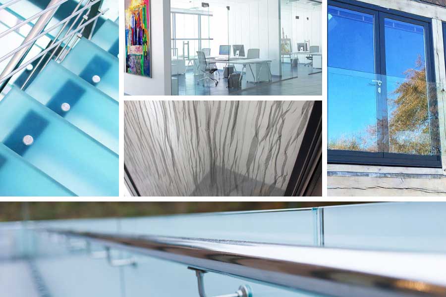 Examples of laminated glass products